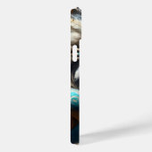 Fantasy Niedlich Man Hugging Wolf Case-Mate iPhone Hülle (Rückseite / Rechts)