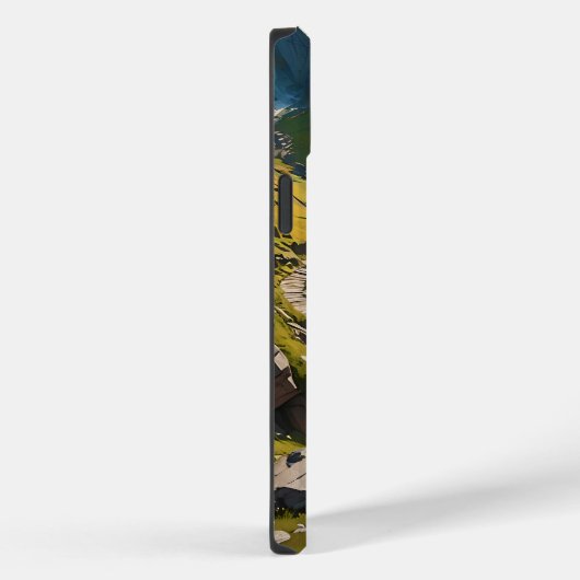 Fantasy Niedlich Man Pass Mountains Case-Mate iPhone Hülle (Rückseite / Rechts)