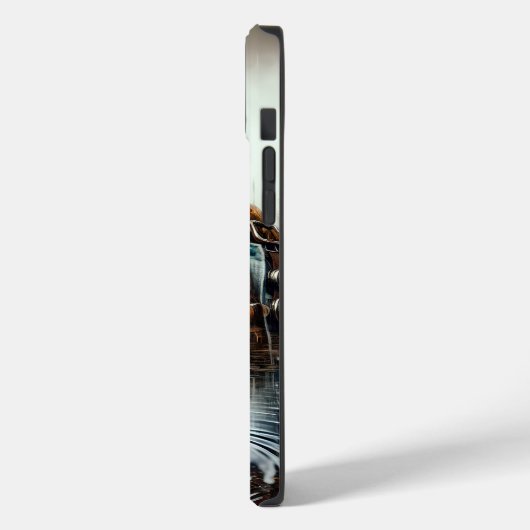 Fantasy Niedlich Man Tattoo Water Case-Mate iPhone Hülle (Rückseite / Links)