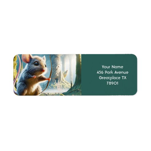 Fantasy Niedlich Mice Bow Forest (Vorne)