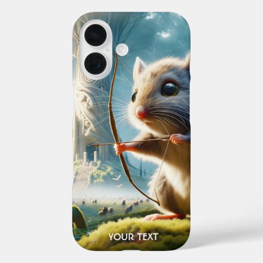 Fantasy Niedlich Mice Bow Forest Case-Mate iPhone Hülle (Rückseite)