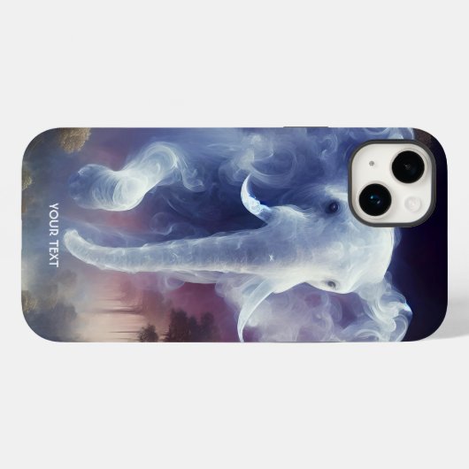 Fantasy Niedlich Mist Elephant Dschungel Case-Mate iPhone Hülle (Rückseite (Horizontal))