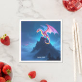 Fantasy Niedlich Mist Shrouded Dragon Serviette (Beispiel)