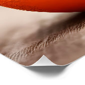 Fantasy Niedlich Monkey Baby Orange Poster (Ecke)