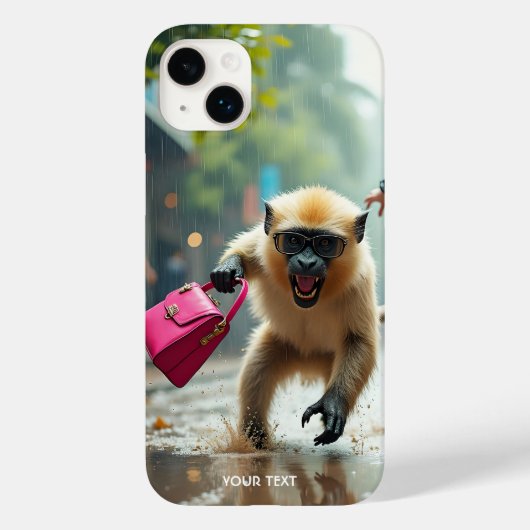 Fantasy Niedlich Monkey Girl Bag Case-Mate iPhone Hülle (Rückseite)