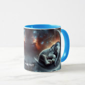 Fantasy Niedlich Moon Elephant Space Tasse (VorderseiteRechts)