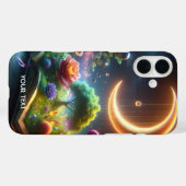 Fantasy Niedlich Moon Garden Buch Case-Mate iPhone Hülle (Rückseite (Horizontal))