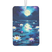 Fantasy Niedlich Moon Lily Pond Autolufterfrischer (Rückseite)