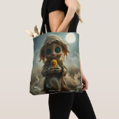 Fantasy Niedlich Moon Scarecrow Halloween Tasche (Von Nahem)