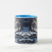 Fantasy Niedlich Moon Winterwald Tasse (Zentrum)