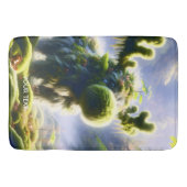 Fantasy Niedlich Moss Moose Forest Badematte (Vorderseite)