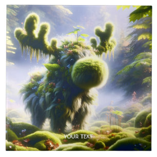 Fantasy Niedlich Moss Moose Forest Fliese