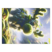 Fantasy Niedlich Moss Moose Forest Tischdecke (Vorderseite (Horizontal))