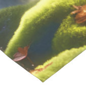 Fantasy Niedlich Moss Moose Forest Tischdecke (Schrägansicht)