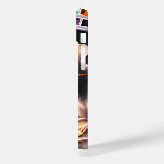 Fantasy Niedlich Mouse Blume Paints Case-Mate iPhone Hülle (Rückseite / Links)