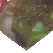 Fantasy Niedlich Mouse Mushroom Rain Tischdecke (Schrägansicht)