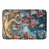 Fantasy Niedlich Mushroom Forest Realm Badematte (Vorderseite)
