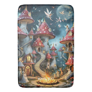 Fantasy Niedlich Mushroom Forest Realm Badematte