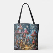 Fantasy Niedlich Mushroom Forest Realm Tasche (Rückseite)