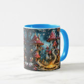 Fantasy Niedlich Mushroom Forest Realm Tasse (VorderseiteRechts)