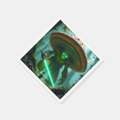 Fantasy Niedlich Mushroom Säbelwald Serviette (Ecke)