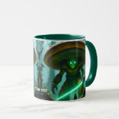 Fantasy Niedlich Mushroom Säbelwald Tasse (VorderseiteRechts)