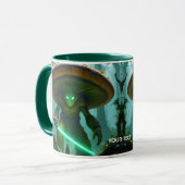 Fantasy Niedlich Mushroom Säbelwald Tasse (Vorderseite Links)