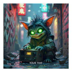 Fantasy Niedlich Music Joy Street Poster