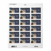 Fantasy Niedlich Music of Desert Adressaufkleber (Vorne)