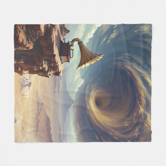 Fantasy Niedlich Music of Desert Fleecedecke (Vorderseite (Horizontal))