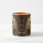 Fantasy Niedlich Mythical Bull Mosaik Tasse (Zentrum)