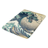 Fantasy Niedlich Mythischer japanischer Drache Badematte (Schrägansicht)