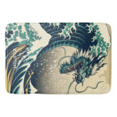 Fantasy Niedlich Mythischer japanischer Drache Badematte (Vorderseite)