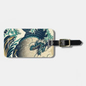 Fantasy Niedlich Mythischer japanischer Drache Gepäckanhänger (Vorderseite horizontal)