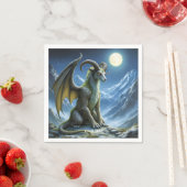 Fantasy Niedlich Mythischer Ram Dragon Serviette (Beispiel)