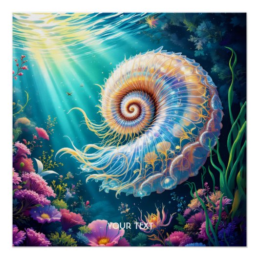 Fantasy Niedlich Nature Underwater World Poster (Vorderseite)