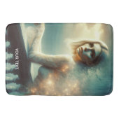 Fantasy Niedlich Night Girl Sadness Badematte (Vorderseite)