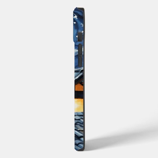 Fantasy Niedlich Night Stars Cat Case-Mate iPhone Hülle (Rückseite / Links)