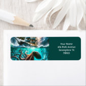 Fantasy Niedlich Octopus Segelschiff (Insitu)