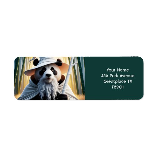 Fantasy Niedlich Old Panda Wizard (Vorne)