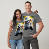 Fantasy Niedlich Old Panda Wizard T-Shirt (Unisex)