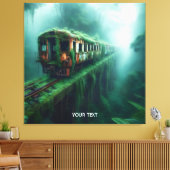 Fantasy Niedlich Old Past Train Leinwanddruck (Insitu (Wohnzimmer))