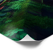 Fantasy Niedlich Old Past Train Poster (Ecke)