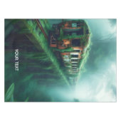 Fantasy Niedlich Old Past Train Tischdecke (Vorderseite (Horizontal))
