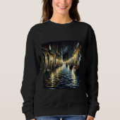 Fantasy Niedlich Old Venice Canal Sweatshirt (Vorderseite)