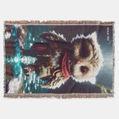 Fantasy Niedlich Owl Adventurer Wasser Decke (Vorderseite)