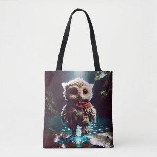 Fantasy Niedlich Owl Adventurer Wasser Tasche