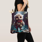 Fantasy Niedlich Owl Adventurer Wasser Tasche (Von Nahem)
