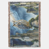 Fantasy Niedlich Owl Alte Ruinen Decke (Vorderseite Vertikal)