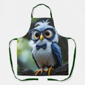 Fantasy Niedlich Owl Glassbow Schürze (Vorderseite)